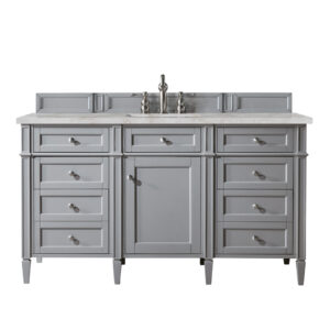 Brittany 60" Single Vanity, Urban Gray