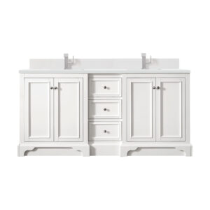De Soto 72" Double Vanity, Bright White