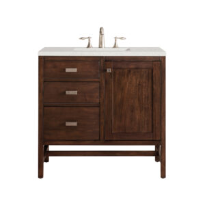 Addison 36" Single Vanity, Mid-Century Acacia
