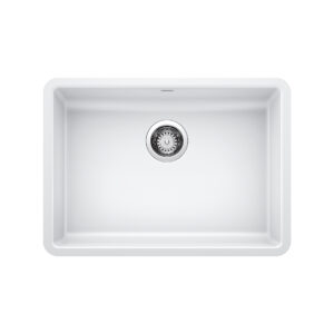 Blanco Precis SILGRANIT 25″ ADA Single Bowl Undermount Kitchen Sink – White