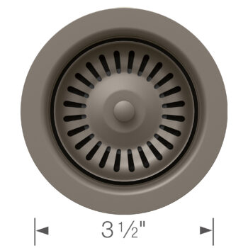 Blanco Color-Coordinated Metal Basket Strainer - Volcano Gray - Image 3