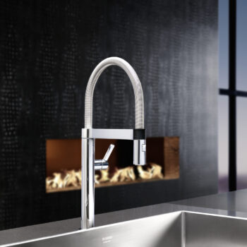 Blanco Blancoculina Mini Semi-Pro Pull-Down Dual-Spray Kitchen Faucet 2.2 GPM - Chrome - Image 4