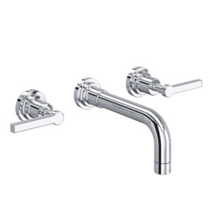 ROHL Lombardia® Wall Mount Lavatory Faucet Trim In Polished Chrome
