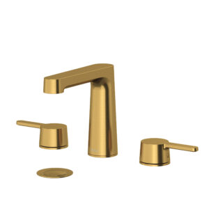 Riobel Nibi™ Widespread Lavatory Faucet In Brushed Gold