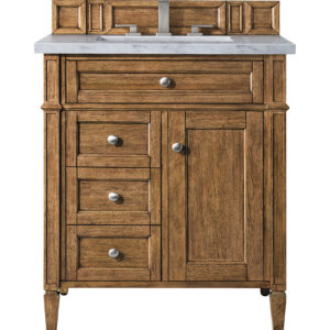 Brittany 30" Single Vanity, Saddle Brown