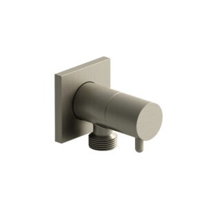 Riobel Handshower Outlet With Integrated Volume Control In Brushed Nickel