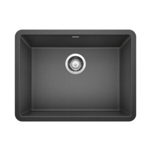 Blanco Precis SILGRANIT 24″ Single Bowl Undermount Kitchen Sink – Anthracite