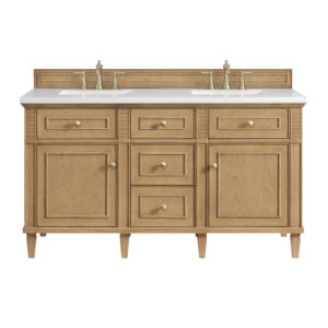 Lorelai 60″ Double Vanity, Light Natural Oak