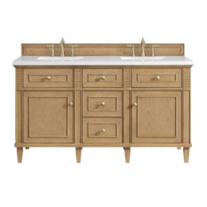 Lorelai 60″ Double Vanity, Light Natural Oak