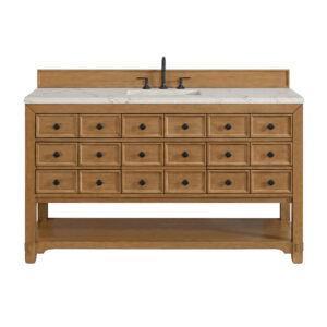 Malibu 60" Single Vanity, Amber Birch