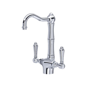 ROHL Acqui® Two Handle Bar/Food Prep Kitchen Faucet In Polished Chrome