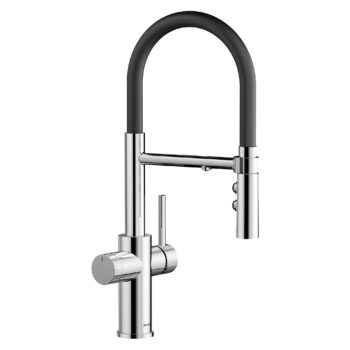 Blanco Catris Flexo Filter-Ready Semi-Pro Pull-Down Dual-Spray Kitchen Faucet 1.5 GPM - Chrome