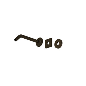 ROHL 9″ Wall Mount Shower Arm In Tuscan Brass