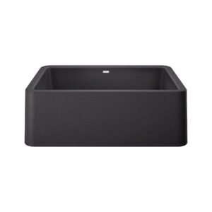 Blanco Ikon SILGRANIT 30″ Single Bowl Apron-Front Farmhouse Sink – Anthracite