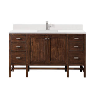 Addison 60" Single Vanity, Mid-Century Acacia