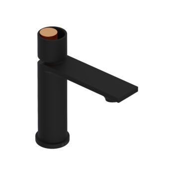 ROHL Eclissi™ Single Handle Lavatory Faucet In Matte Black/Satin Gold