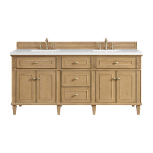 Lorelai 72″ Double Vanity, Light Natural Oak