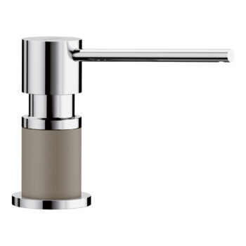 Blanco Lato Soap Dispenser - Chrome/Truffle