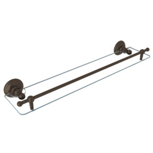 ROHL Wall Mount Towel Shelf In Tuscan Brass