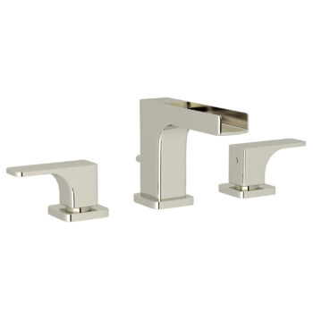 ROHL Quartile™ Widespread Lavatory Faucet With Trough In Polished Nickel