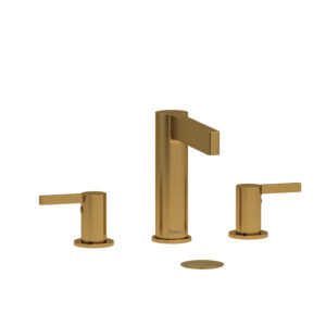 Riobel Paradox™ Widespread Lavatory Faucet In Brushed Gold