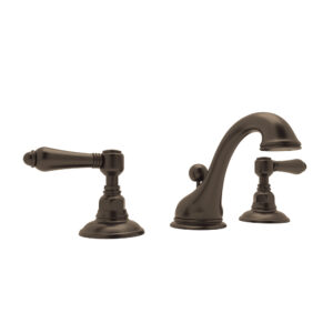 ROHL Acqui® Widespread Lavatory Faucet With Low Spout In Tuscan Brass