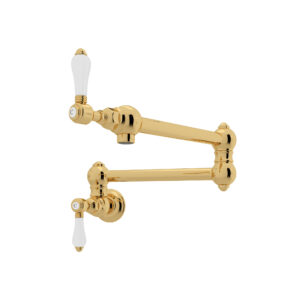 ROHL Pot Filler In Unlacquered Brass