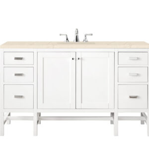 Addison 60" Single Vanity, Glossy White