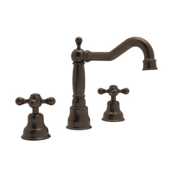ROHL Arcana™ Widespread Lavatory Faucet With Column Spout In Tuscan Brass