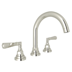 ROHL San Giovanni™ Widespread Lavatory Faucet With C-Spout In Polished Nickel