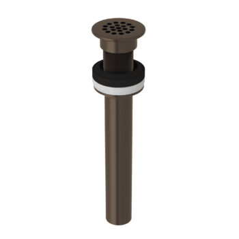 ROHL Lavatory Grid Drain Without Overflow In Tuscan Brass