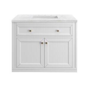 Chicago 36" Single Vanity, Glossy White