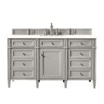 Brittany 60" Single Vanity, Urban Gray
