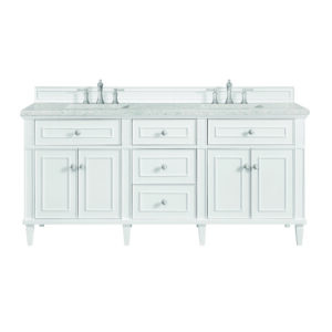 Lorelai 72" Double Vanity, Bright White