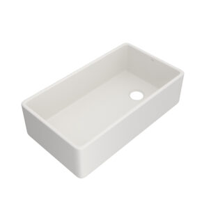 ROHL Allia™ 36″ Fireclay Single Bowl Farmhouse Apron Front Kitchen Sink In Pergame