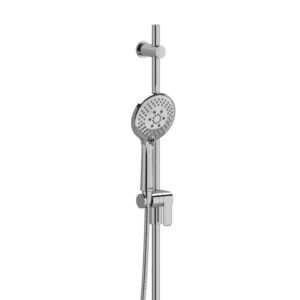 Riobel Handshower Set With 36″ Slide Bar and 6-Function Handshower In Chrome