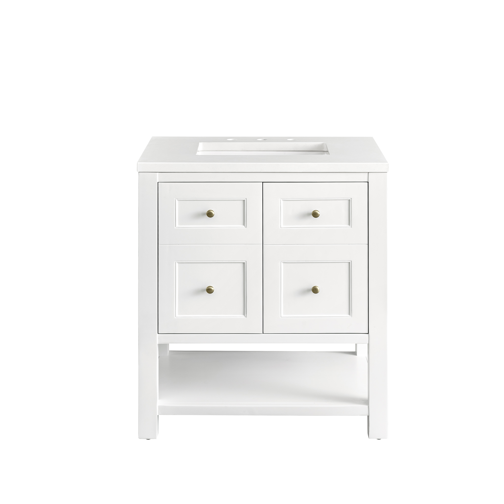 Breckenridge 30" Single Vanity, Bright White