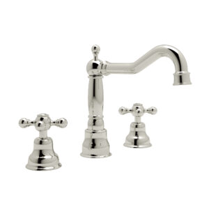 ROHL Arcana™ Widespread Lavatory Faucet With Column Spout In Polished Nickel