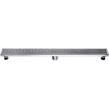 Dawn® Wheaton River Series - Linear Shower Drain 36"L In Polished satin