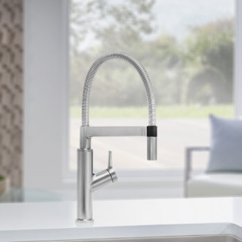 Blanco Solenta Semi-Pro Pull-Down Dual-Spray Kitchen Faucet 1.5 GPM - PVD Steel - Image 3