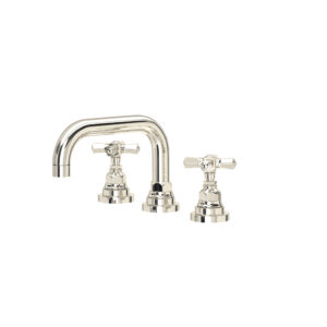 ROHL San Giovanni™ Widespread Lavatory Faucet With U-Spout In Polished Nickel