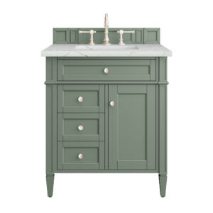 Brittany 30" Single Vanity, Smokey Celadon