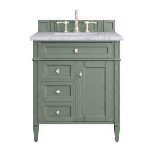 Brittany 30" Single Vanity, Smokey Celadon