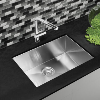 Blanco Quatrus R0 25" Single Bowl Undermount Stainless Steel Kitchen Sink - Image 2