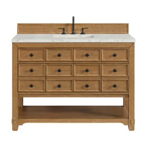 Malibu 48" Single Vanity, Amber Birch