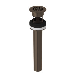 ROHL Lavatory Grid Drain With Overflow In Tuscan Brass