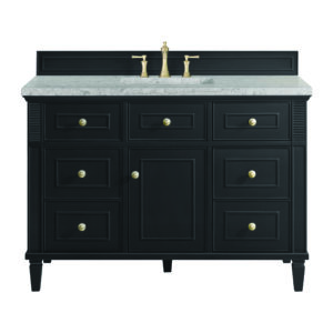 Lorelai 48" Single Vanity, Black Onyx