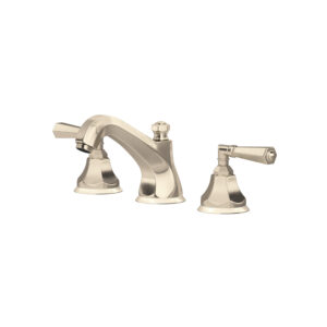 ROHL Palladian® Widespread Lavatory Faucet With Low Spout In Satin Nickel
