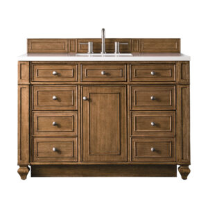 Bristol 48″ Single Vanity, Saddle Brown