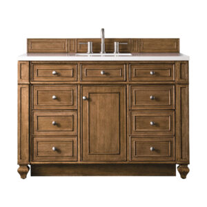 Bristol 48″ Single Vanity, Saddle Brown